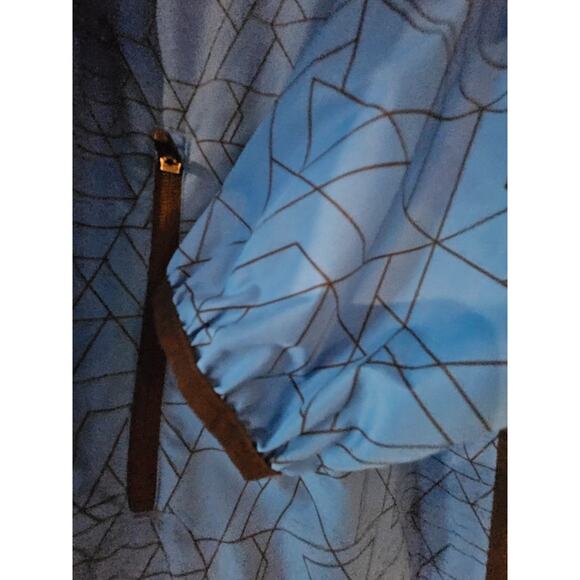 Xersion Blue and Black Windbreaker Raincoat Jacket Large - Picture 4 of 8